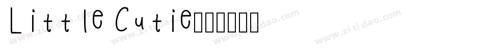 Little Cutie字体转换